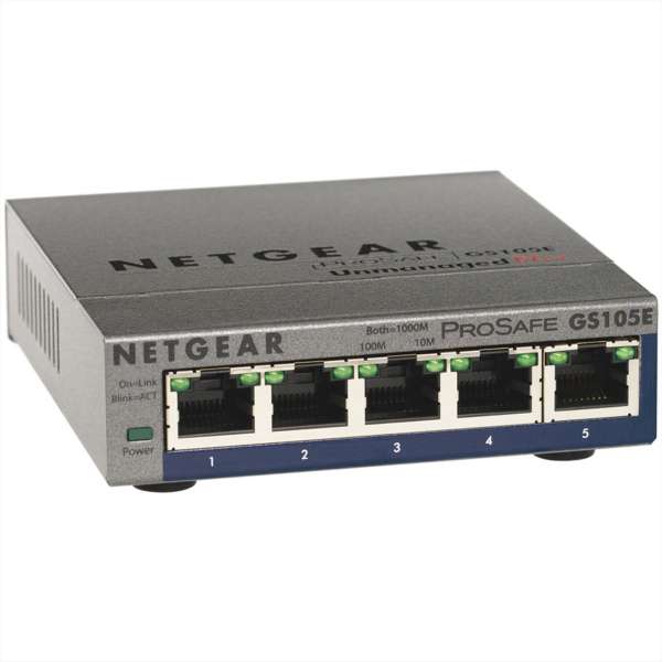 Netgear Plus GS105Ev2 - Switch - managed - 5