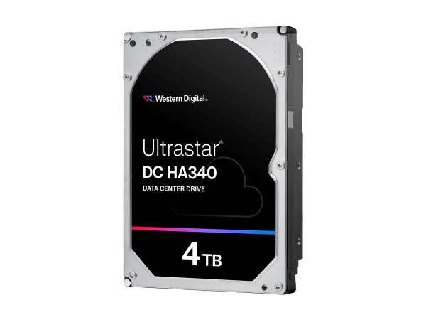 WD Ultrastar DC HA340 WUS721204BLE6L4 - Festplatte - Rechenzentrum - 4 TB - intern - 3.5" (8.9 cm)