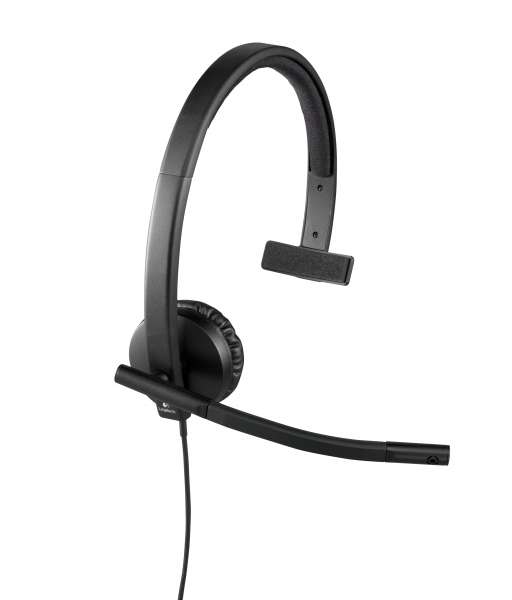 Logitech H570e Monophon Kopfband Schwarz Headset