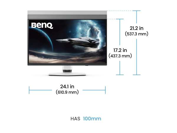 BenQ Mobiuz EX271UZ - OLED-Monitor - Gaming - USB - 68.6 cm (27")
