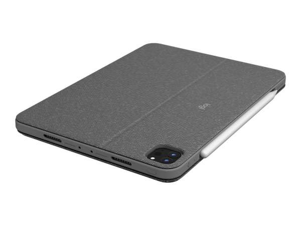 Logitech Combo Touch - Tastatur und Foliohülle - mit Trackpad - hintergrundbeleuchtet - Apple Smart