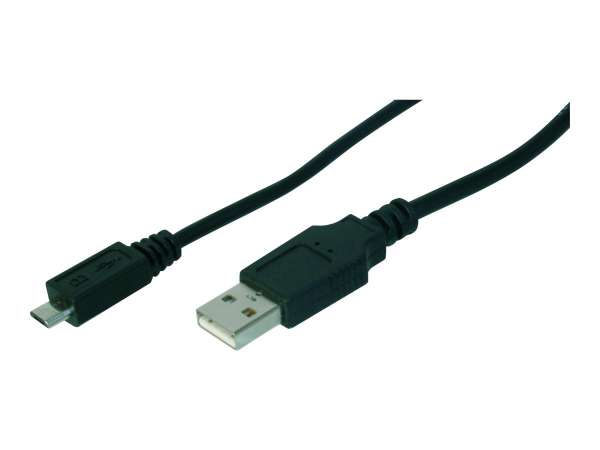 DIGITUS USB-A Micro-B Anschlusskabel, 1m