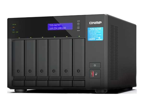 QNAP TVS-H674T - NAS-Server - 6 Schächte - SATA 6Gb/s