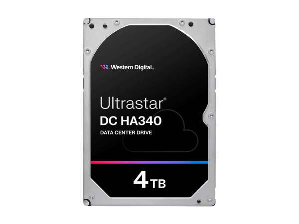 WD Ultrastar DC HA340 WUS721204BLE6L4 - Festplatte - Rechenzentrum - 4 TB - intern - 3.5" (8.9 cm)
