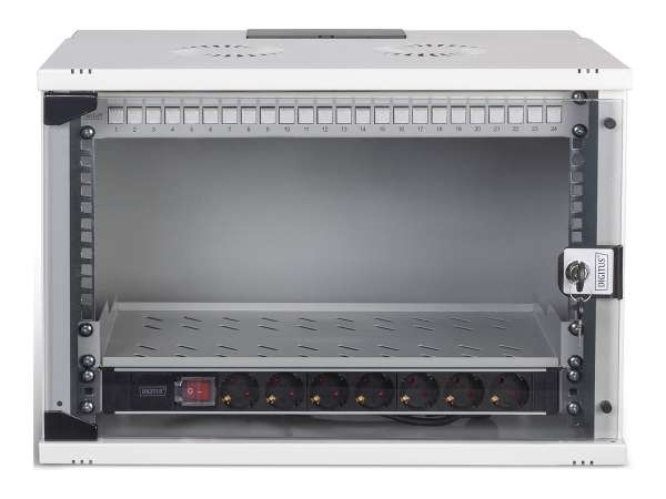 DIGITUS Netzwerk-Set SOHO Pro, 483 mm (19") - 7HE, 540 x 400 mm (B x T)