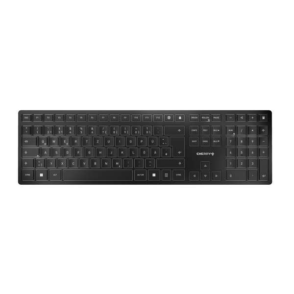 Cherry KW 9100 SLIM - Tastatur - kabellos - 2.4