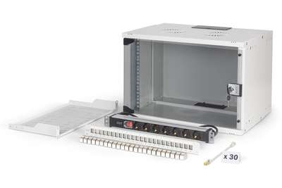 DIGITUS Netzwerk-Set SOHO Pro, 483 mm (19") - 7HE, 540 x 400 mm (B x T)