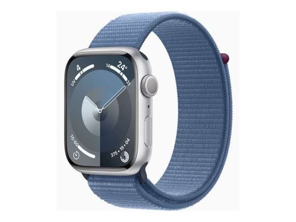 Apple Watch Series 9 (GPS) - 45 mm - Aluminium, Silber