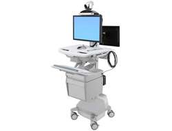 Ergotron Wagen (nur Laden) - offene Architektur - für LCD-Display / PC-Ausrüstung - verriegelbar - m