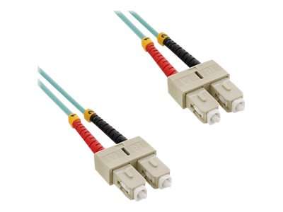 InLine LWL Duplex Kabel - SC/SC - 50/125µm - OM3 - 0,5m