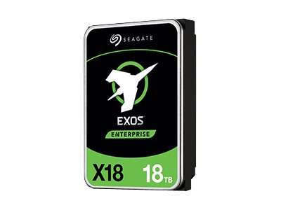 Seagate Exos X18 ST16000NM001J - Festplatte - verschlüsselt - 16 TB - intern - SATA 6Gb/s - 7200 rpm