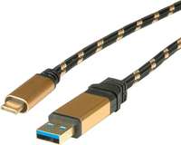 ROLINE Gold - USB-Kabel - USB Typ A (M) zu USB-C (M)
