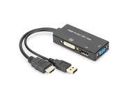 DIGITUS Assmann - Videokonverter - HDMI - DisplayPort, DVI, VGA