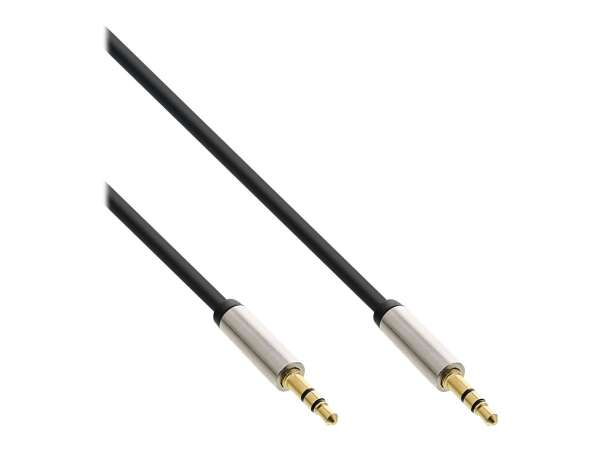InLine Slim Audio Kabel Klinke 3,5mm ST/ST - Stereo - 5m