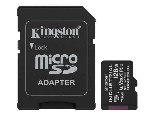 Kingston Industrial - Flash-Speicherkarte (SD-Adapter inbegriffen)