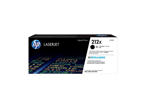 HP 212X - Hohe Ergiebigkeit - Schwarz - original - LaserJet - Tonerpatrone (W2120X)