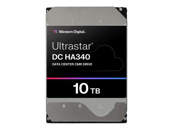 WD Ultrastar DC HA340 WUS721210BLE6L4 - Festplatte - Rechenzentrum - 10 TB - intern - 3.5" (8.9 cm)