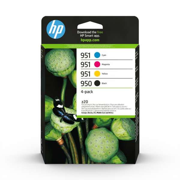 HP 950/951 - 4er-Pack - Schwarz, Gelb, Cyan,