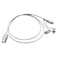 ROLINE USB-Kabel - USB (M) zu Lightning/Micro-USB Type B/USB-C (M)