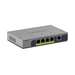 Netgear GS105PP - Switch - unmanaged - 1 x 10/100/1000 + 4 x 10/100/1000 (PoE+)