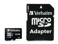Verbatim Flash-Speicherkarte (microSDHC/SD-Adapter inbegriffen)
