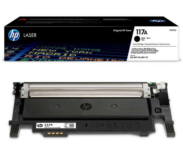 HP 117A - Schwarz - Original - Tonerpatrone (W2070A)