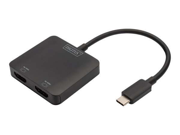DIGITUS MST Hub - Video-Verteiler - USB-C - 2 x HDMI