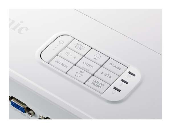 ViewSonic 1080p Short Throw Home Theater and Gaming PX706HD - DLP-Projektor - 3D - 3000 ANSI-Lumen -