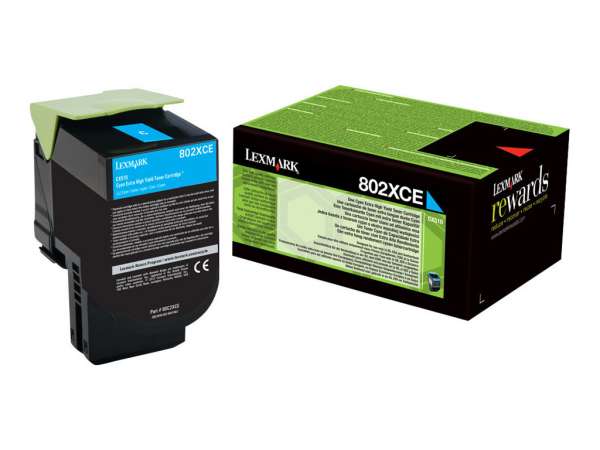 Lexmark Cyan - original - Tonerpatrone - für
