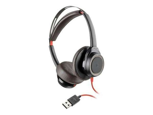 Blackwire 7225 - PC/Spiele - Binaural - Kopfband - Schwarz - Rot - Verkabelt - USB Typ-A