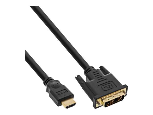 InLine 30er B-Pack HDMI-DVI Kabel - HDMI ST / DVI 18+1 ST - 2m