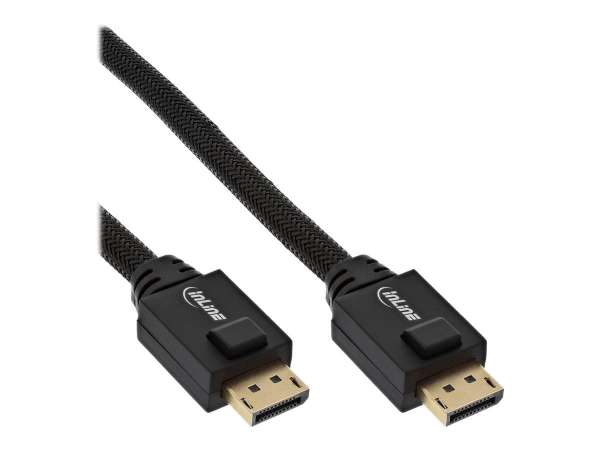 InLine DisplayPort Aktiv-Kabel - 4K2K - schwarz - vergoldete Kontakte - 15m