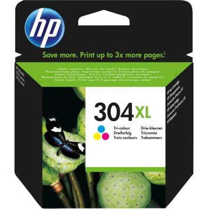 HP 304XL - Hohe Ergiebigkeit - Farbe (Cyan, Magenta, Gelb)