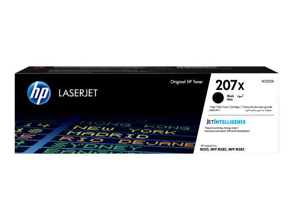 HP 207X - Hohe Ergiebigkeit - Schwarz - Original - LaserJet - Tonerpatrone (W2210X)