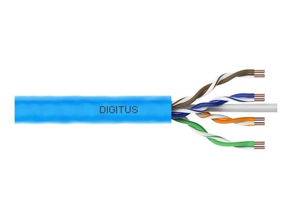 DIGITUS CAT 6A U/UTP Datenkabel - Verlegekabel, 100 m, Simplex, B2ca
