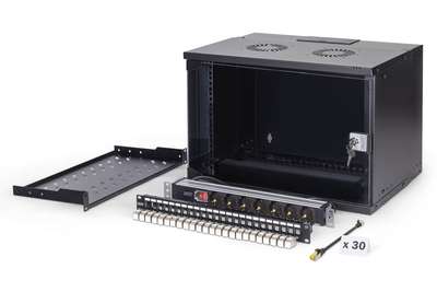 DIGITUS Netzwerk-Set SOHO Pro, 483 mm (19") - 7HE, 540 x 400 mm (B x T)