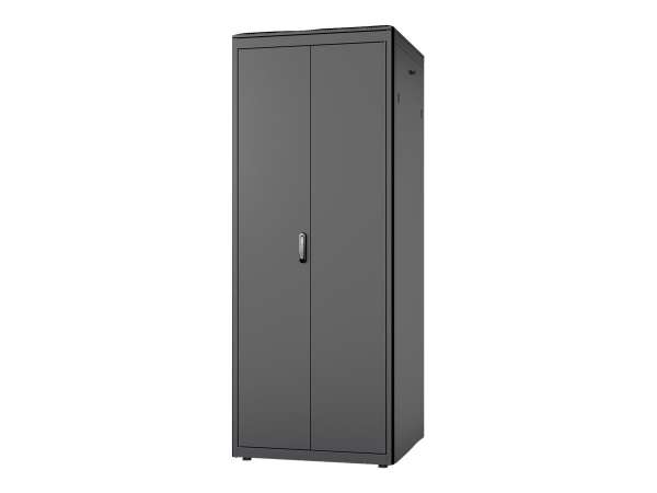 DIGITUS Unique Series - Schrank Netzwerkschrank - Schwarz, RAL 9005 - 42HE - 48.3 cm (19")