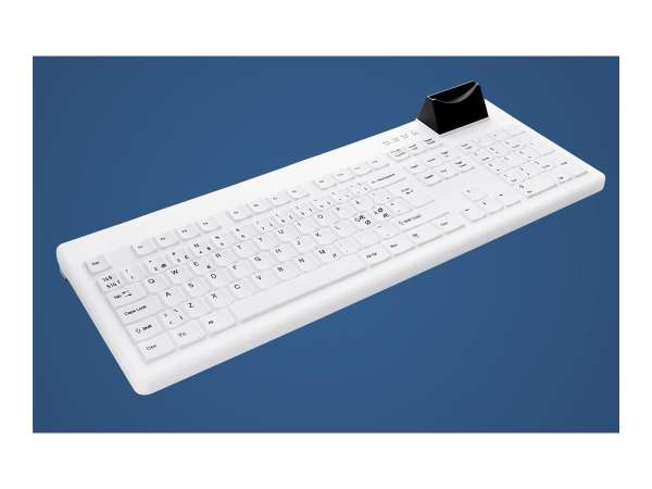 Cherry Active Key AK-C8200F - Tastatur - Hygiene - mit Smart ID Card Reader