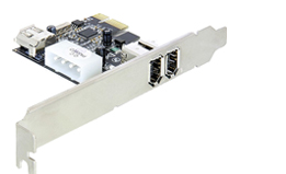 Delock PCI Express Card FireWire A 2+1 Port