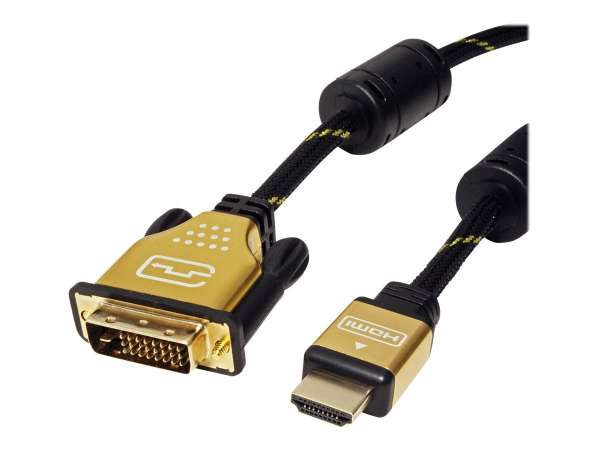 ROLINE Gold - Adapterkabel - Dual Link - DVI-D
