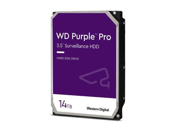 WD Purple Pro WD142PURP - Festplatte - 14 TB - Überwachung, intelligente Videoübertragung - intern -