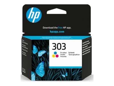 HP 303 - 4 ml - Farbe (Cyan, Magenta, Gelb)