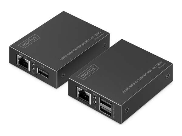 DIGITUS HDMI KVM Extender Set, 4K/30Hz