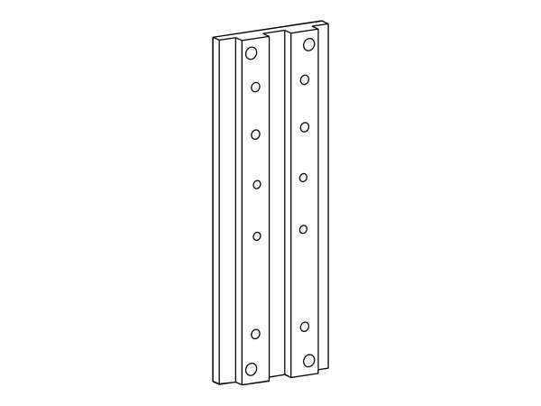 Ergotron Montagekomponente (Schienenmontage Halterungsset)