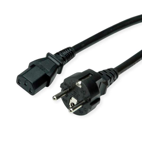 ROLINE Stromkabel - power CEE 7/7 (M) zu power