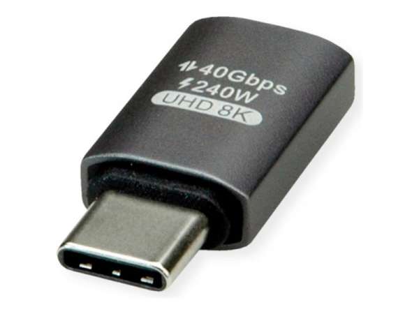 ROLINE USB-Adapter - 24 pin USB-C (M) zu 24 pin USB-C (W)