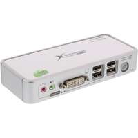 InLine KVM Switch - DVI - 2-fach - USB (4-fach) - mit Audio