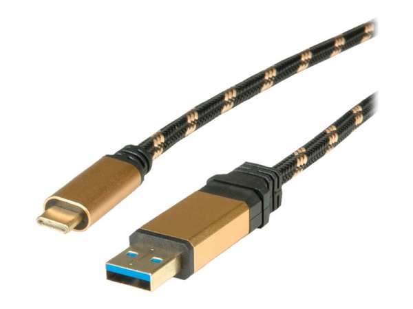ROLINE Gold - USB-Kabel - USB Typ A (M) zu USB-C (M)