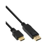 InLine 20er B-Pack DisplayPort / HDMI Konverter Kabel - schwarz - 3m