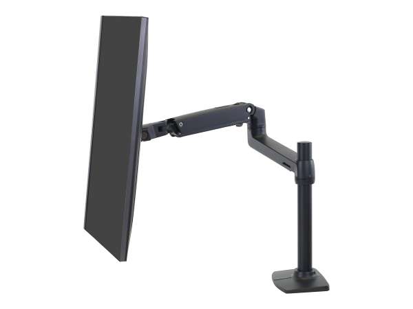 Ergotron Befestigungskit (Gelenkarm, hohe Säule, 2-teilige Tischklemme) - für Monitor - Aluminium -